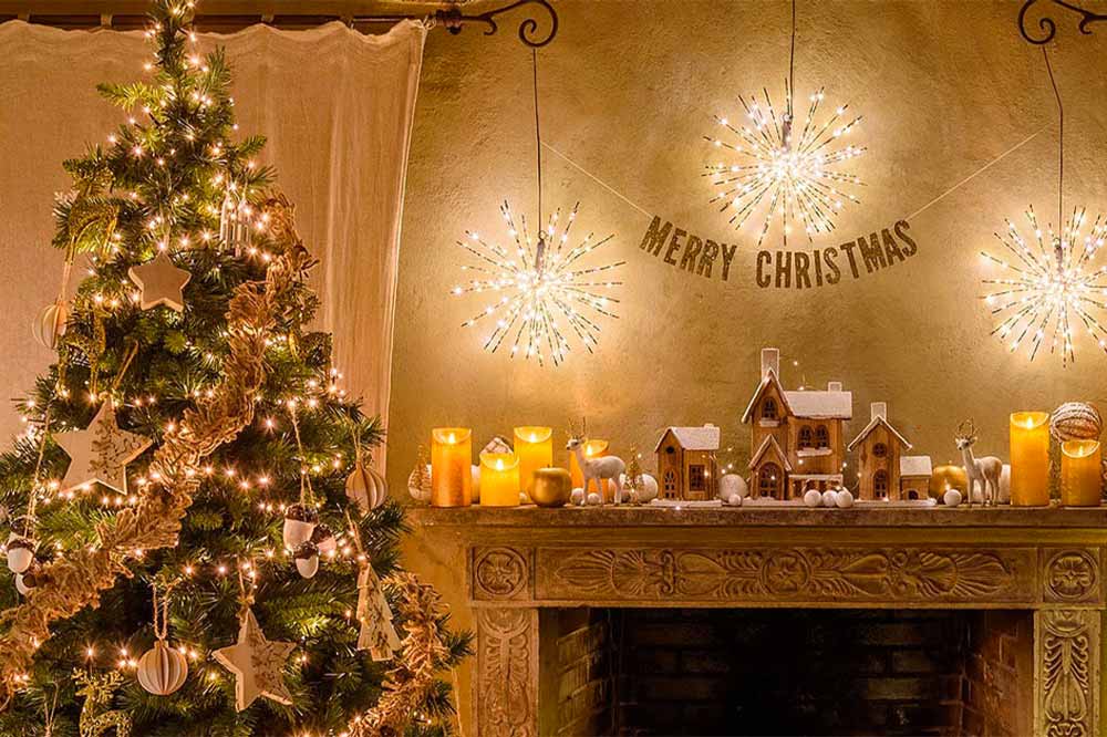 Interior design natalizio per casa